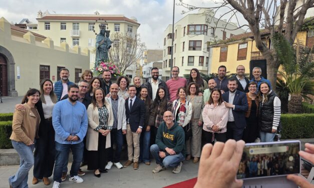 La Orotava inaugura con fervor el monumento a María Auxiliadora