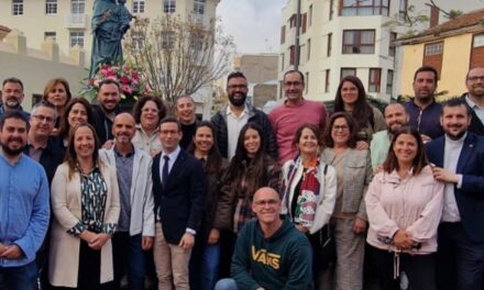 la orotava inaugura con fervor el monumento a mar?a auxiliadora