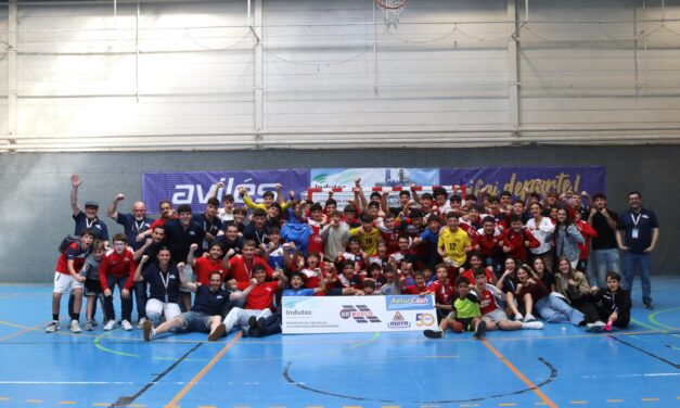 Grupo Deportivo Bosco de Avilés en la final del Campeonato de España de Balonmano
