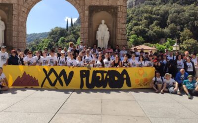 Salesianos Badalona celebra 25 años de su tradicional caminata a Montserrat
