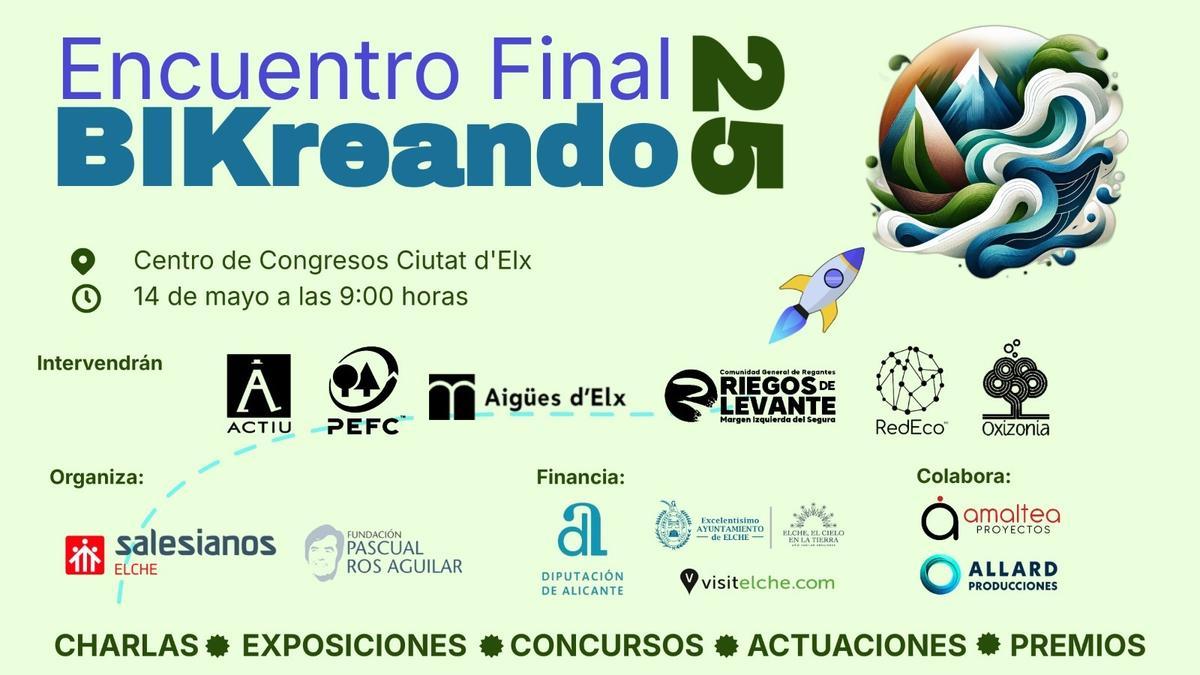 Cartel del encuentro final de Bikreando