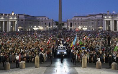 El grito del Papa y los jóvenes: “¡Queremos la paz en el mundo!”