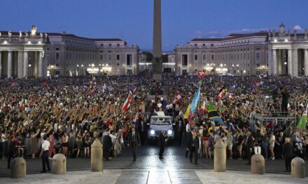 El grito del Papa y los jóvenes: “¡Queremos la paz en el mundo!”