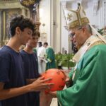 El Papa León XIV celebra la misa en la parroquia salesiana de Villanova en Castel Gandolfo