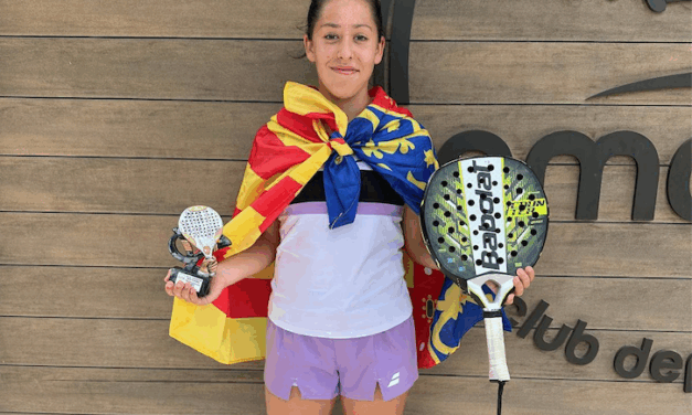 Campeona salesiana en el Mundial de Pádel de Menores