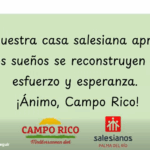 Salesianos Palma del Río se solidariza con la familia Campo Rico tras el incendio en su fábrica de Burguillos