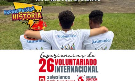 bosco global abre la convocatoria del  voluntariado internacional 2026