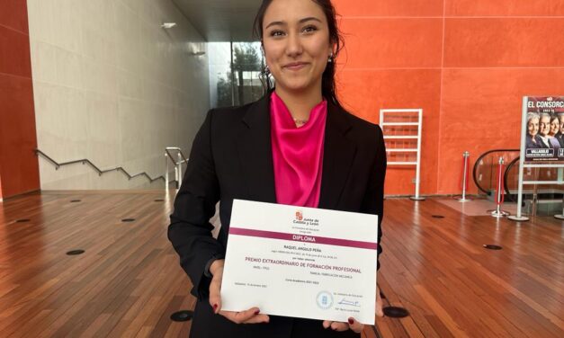 Raquel Angulo, premio nacional de FP en Grado Superior en Fabricación Mecánica