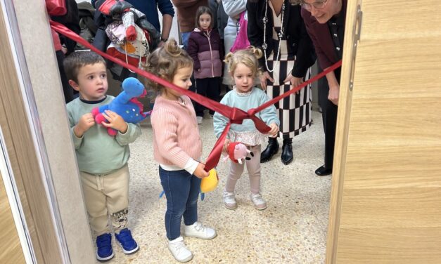 Inaugurada l’aula de 2 anys als Salesians Osca sota el lema ‘Educar és cosa del cor’