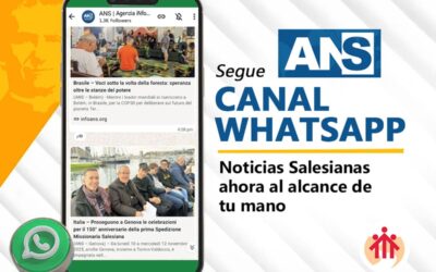 ANS lanza su canal de WhatsApp para la difusión de noticias salesianas