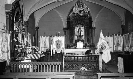 Foto con Historia: Primer altar en Salesianos Carabanchel