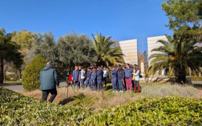 Los chicos de Salesianos Puertollano rinden homenaje a los mineros en el día de Santa Bárbara
