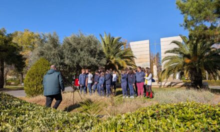 Los chicos de Salesianos Puertollano rinden homenaje a los mineros en el día de Santa Bárbara