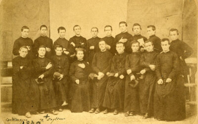 Foto con Historia: Don Bosco con los primeros salesianos
