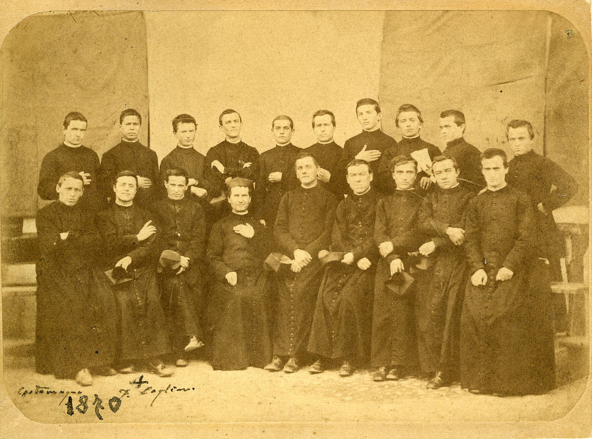 Don Bosco con i primi Salesiani