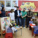 Alumnado de infantil de Salesianos Lugo premiado por su dibujo de la Muralla
