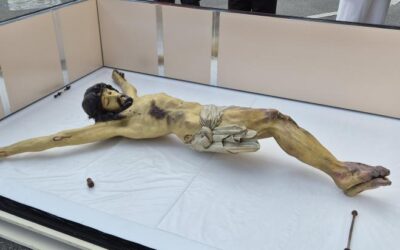 El Cristo del Perdón de Salesianos Barakaldo en Santiago de Compostela