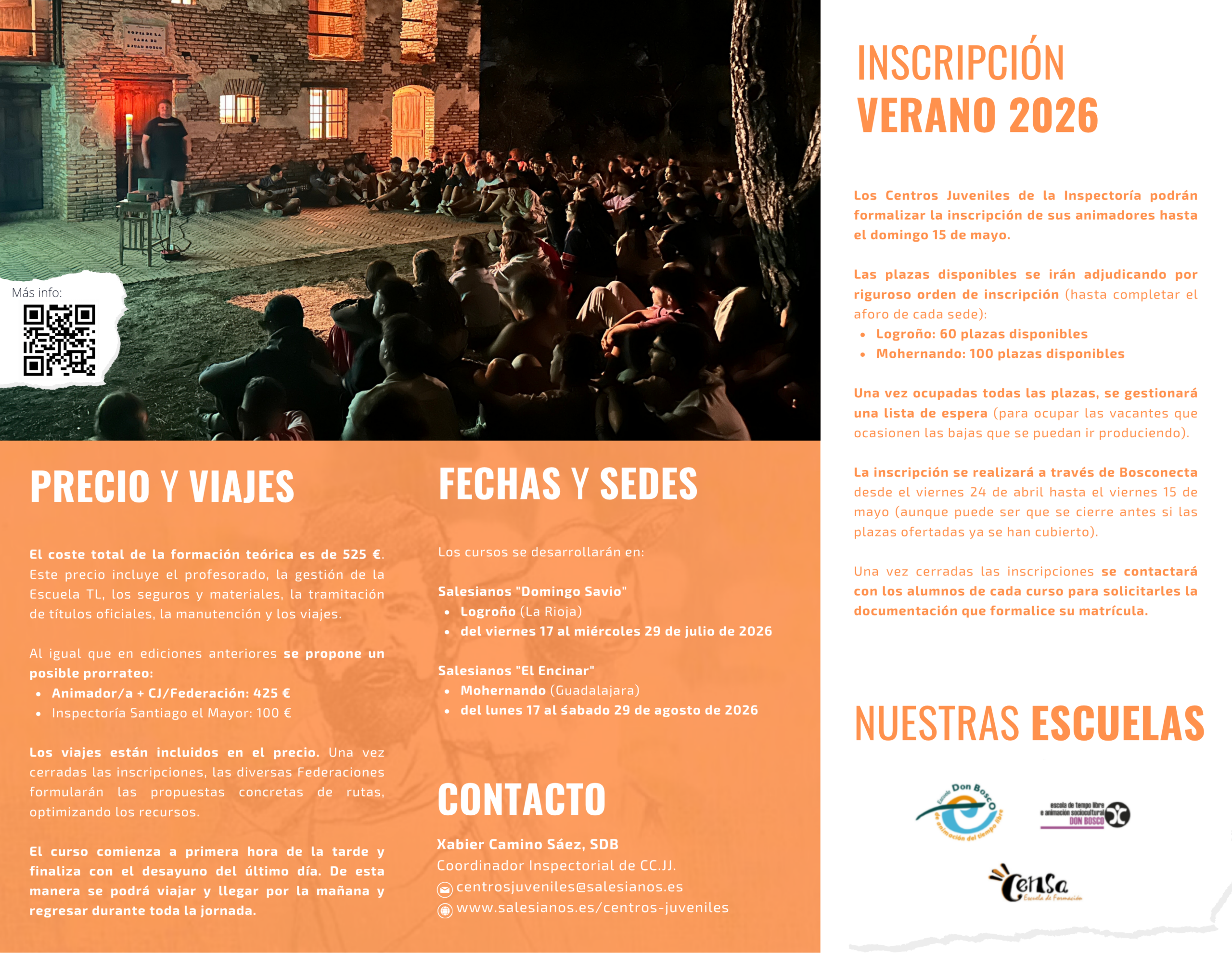 Formación de Animadores CCJJ - Verano 2026B