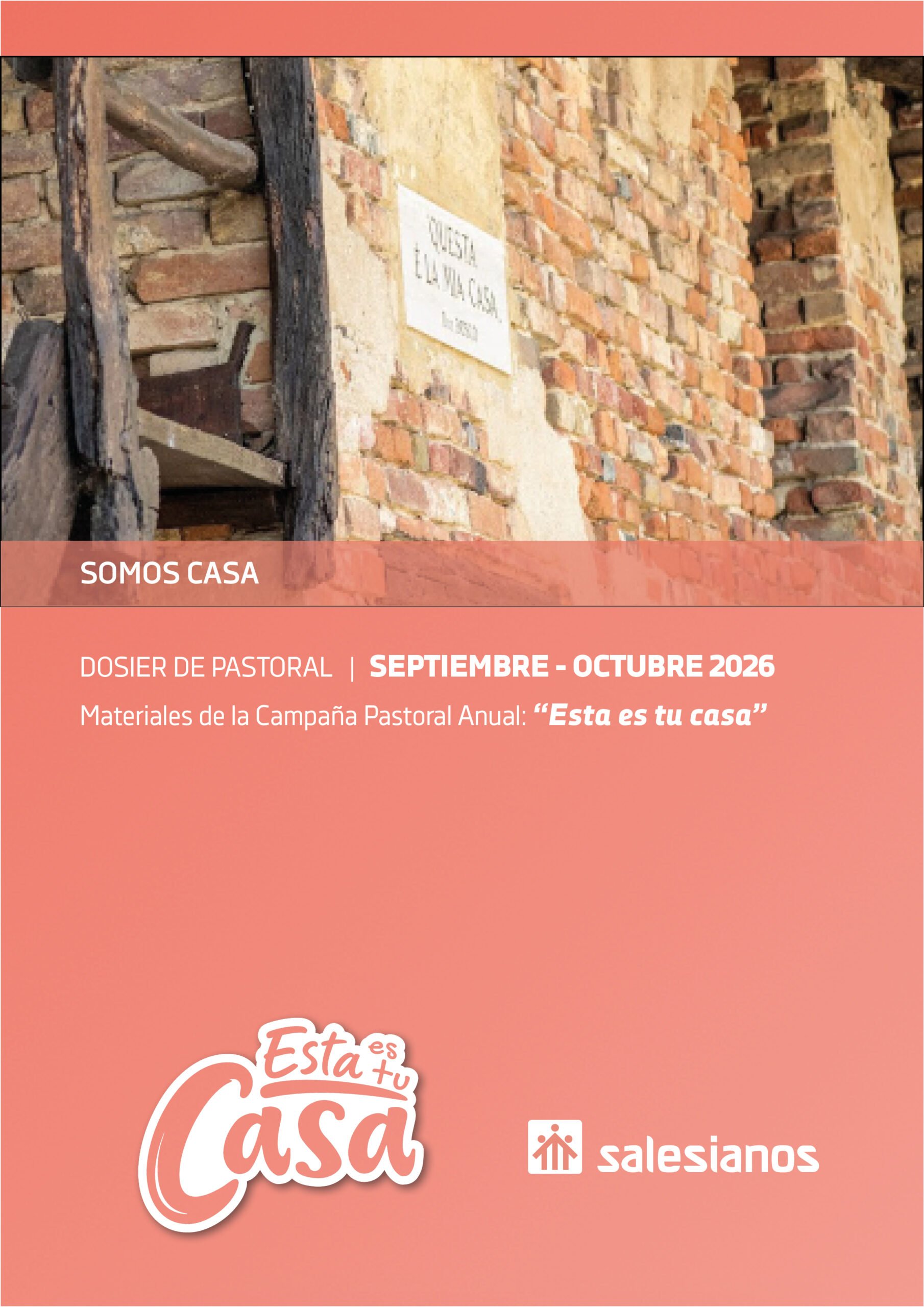 Portada del dosier Septiembre-Octubre: SOMOS CASA