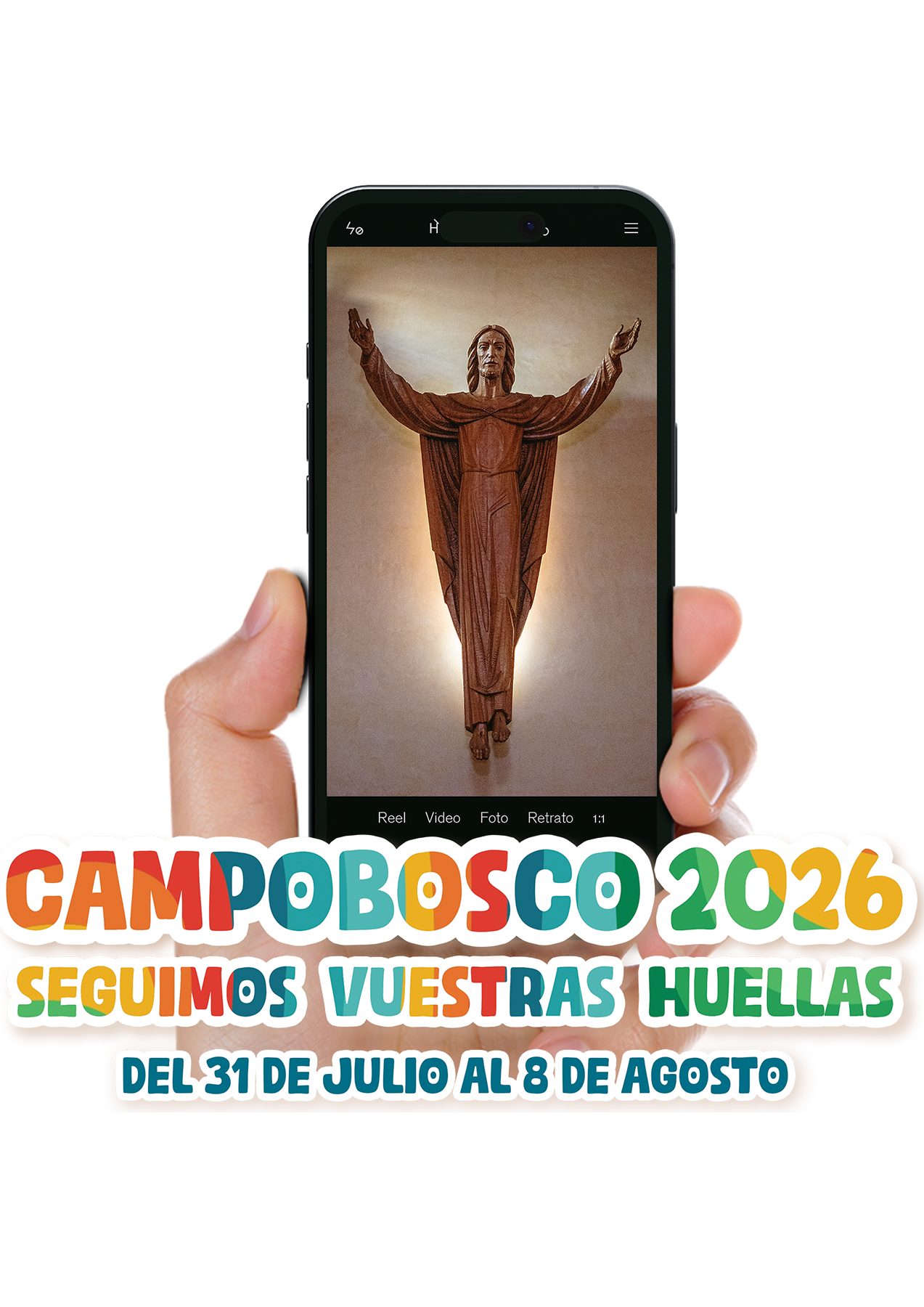 Campobosco 2026. Seguimos vuestras huellas. Del 31 de julio al 8 de agosto