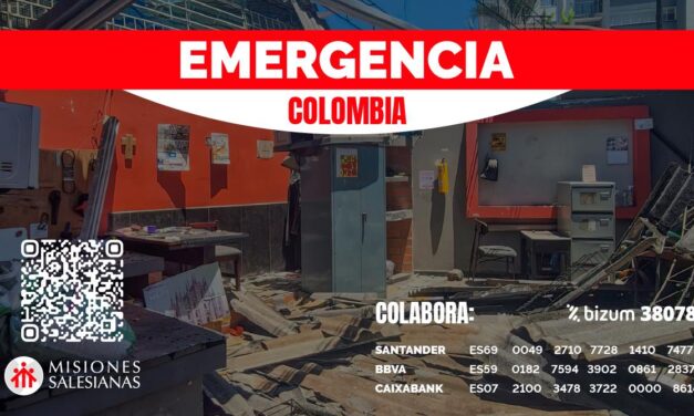 Misiones Salesianas activa la campaña Emergencia Colombia tras el terremoto