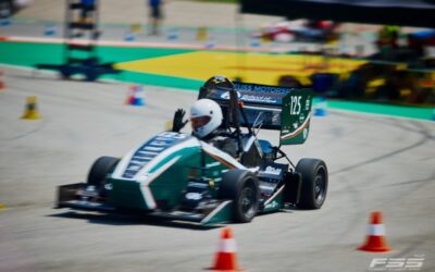 «Formula Student» de la EUSS hace historia, compite en pista con el coche eléctrico por primera vez