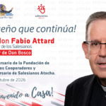 El Rector Mayor de los Salesianos visitará Madrid Atocha con motivo de un doble aniversario