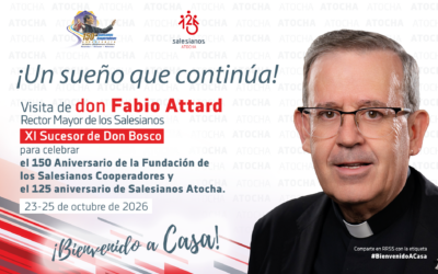 El Rector Mayor de los Salesianos visitará Madrid Atocha con motivo de un doble aniversario