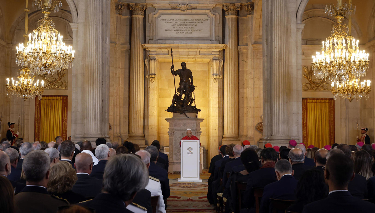 El papa León XIV inicia en Madrid su primer viaje apostólico a España