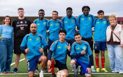 Jóvenes de Pinardi participan en la selección española de personas refugiadas