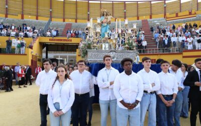 María Auxiliadora de Puertollano en la procesión jubilar de hermandades marianas de la diócesis