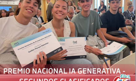 Cuatro alumnos de Salesianos La Almunia premiados por una aplicación de IA contra el ciberacoso